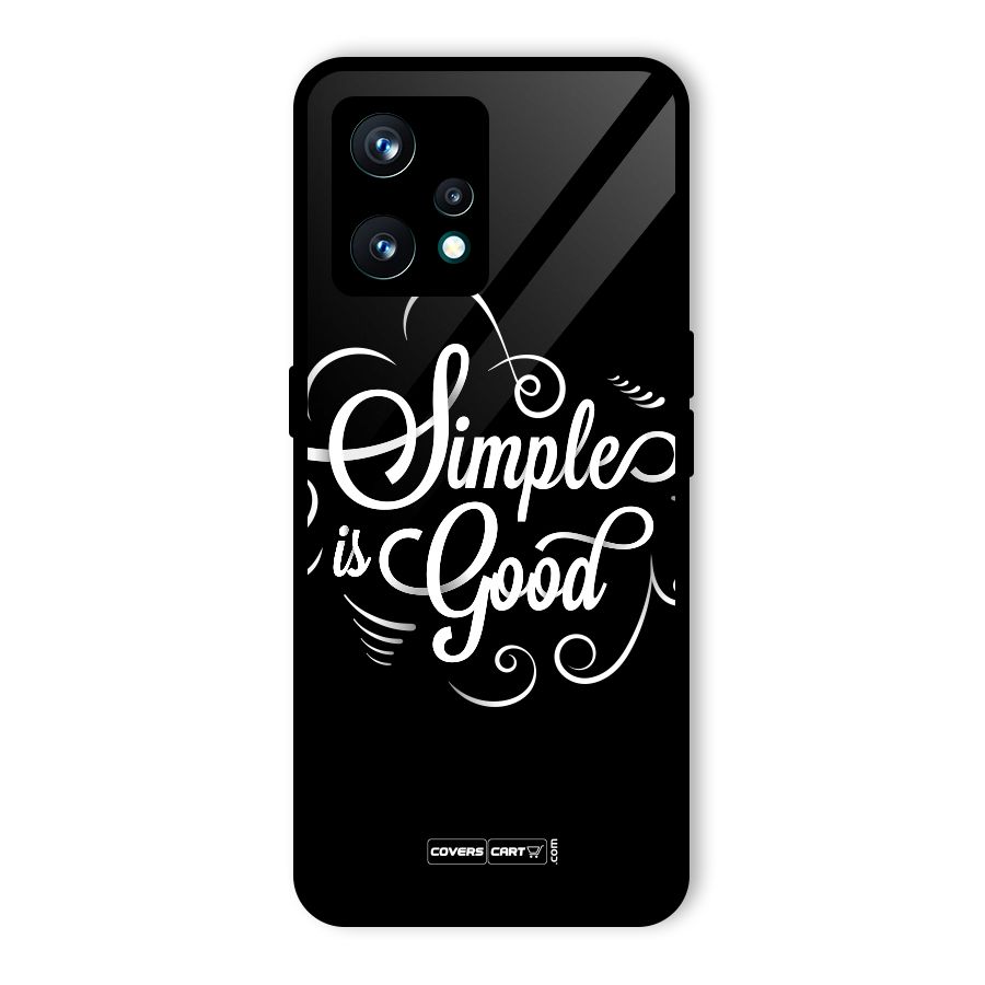 Simple is Good Glass Back Case for Realme 9 Pro Plus 5G
