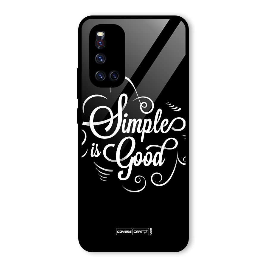 Simple is Good Glass Back Case for Vivo V19
