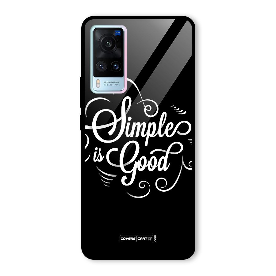 Simple is Good Glass Back Case for Vivo X60
