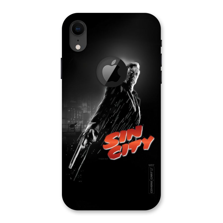 Sin City Back Case for iPhone XR Logo Cut