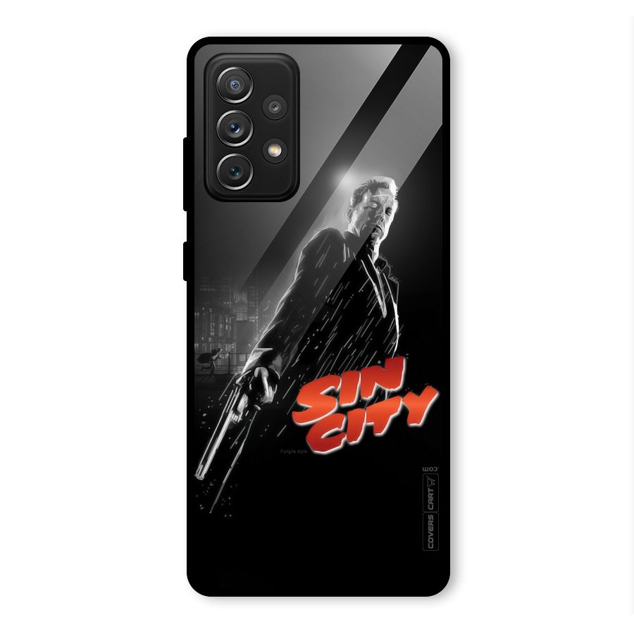 Sin City Glass Back Case for Galaxy A72
