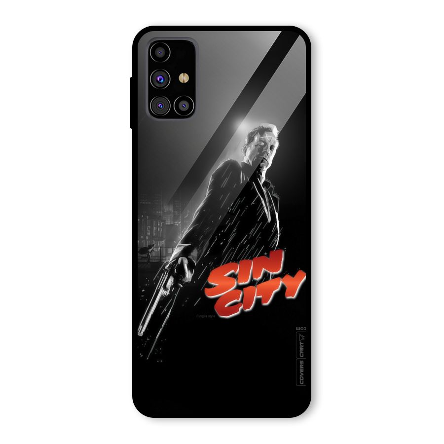 Sin City Glass Back Case for Galaxy M31s