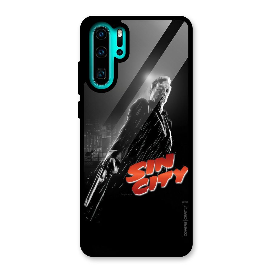Sin City Glass Back Case for Huawei P30 Pro