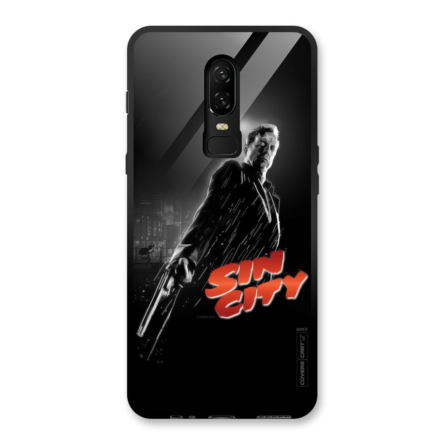 Sin City Glass Back Case for OnePlus 6