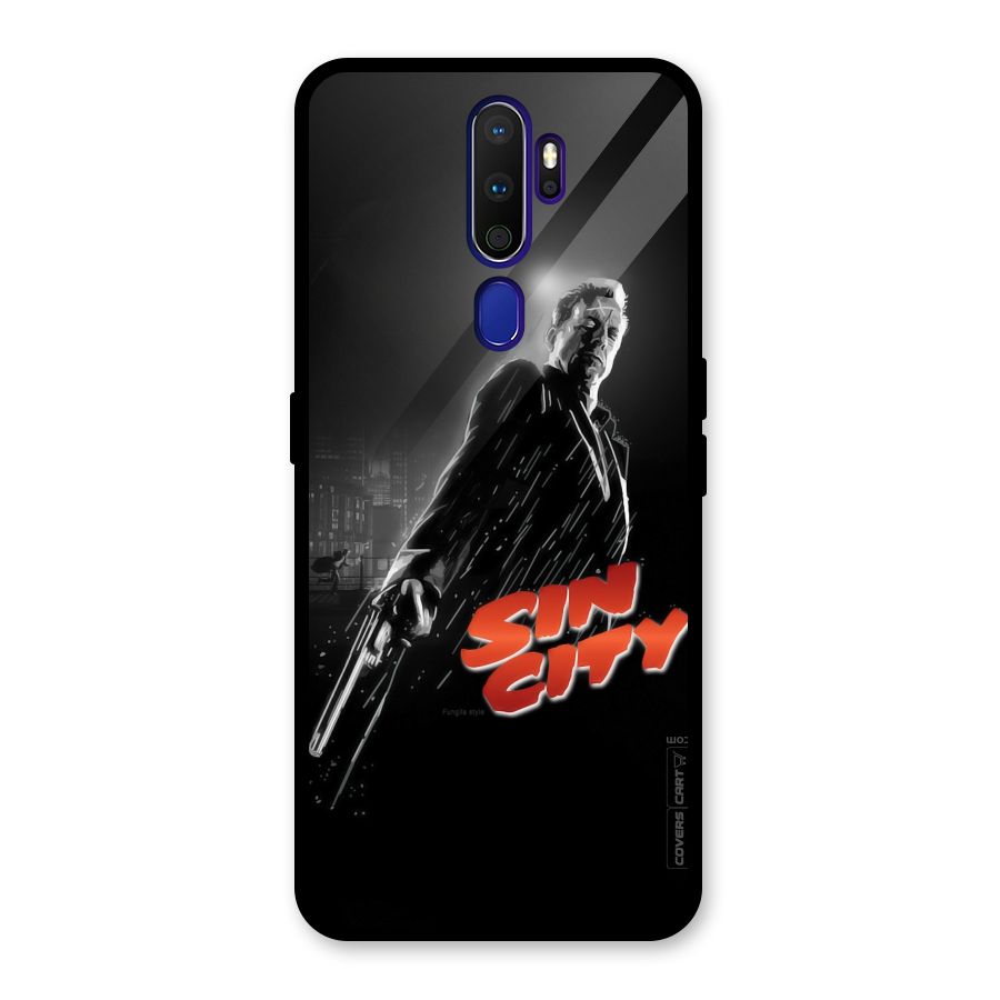 Sin City Glass Back Case for Oppo A9 (2020)