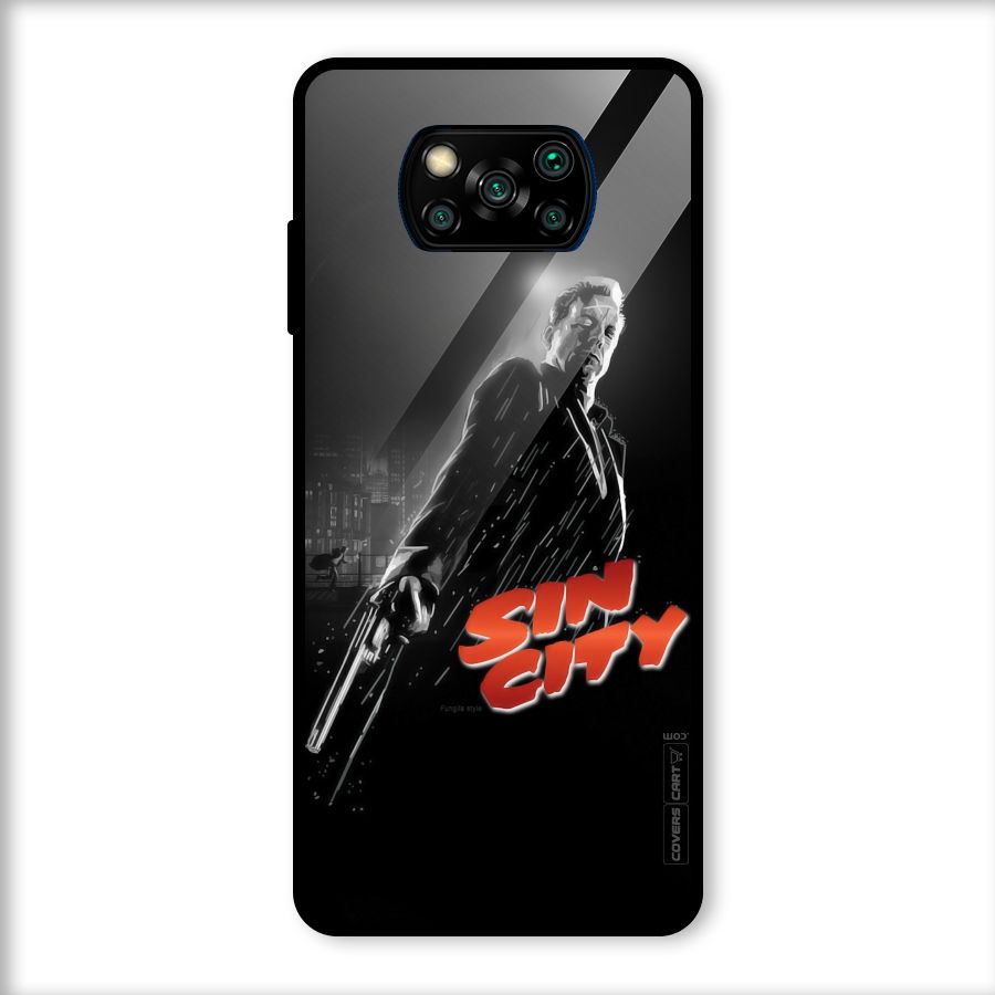 Sin City Glass Back Case for Poco X3