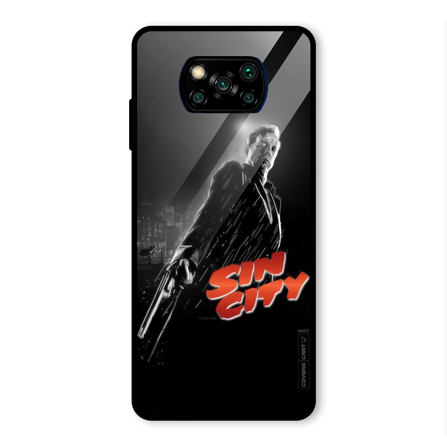 Sin City Glass Back Case for Poco X3 Pro