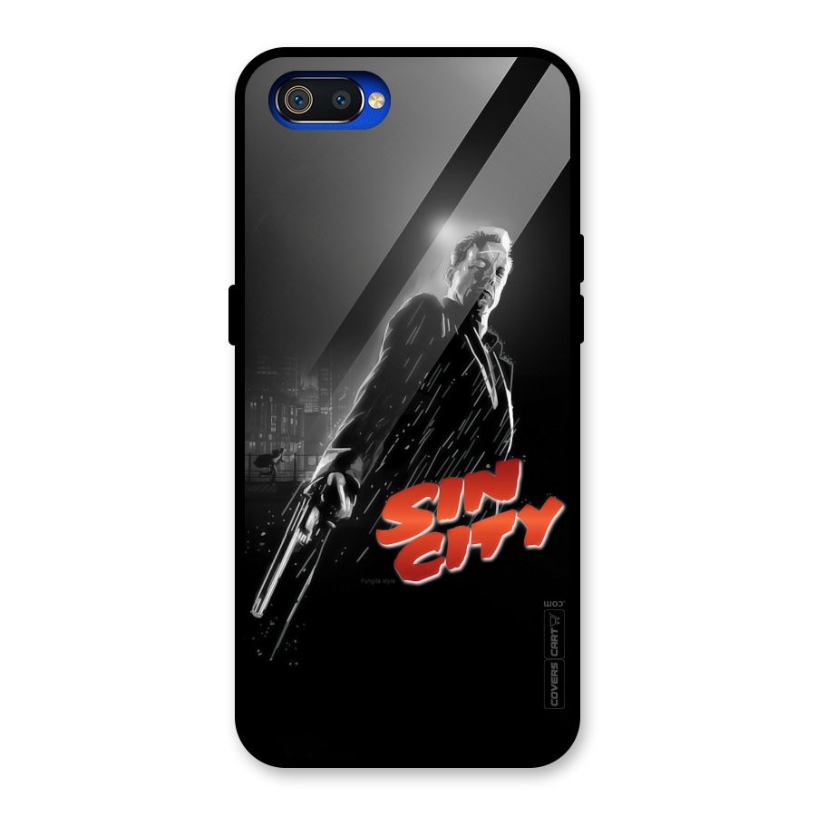 Sin City Glass Back Case for Realme C2