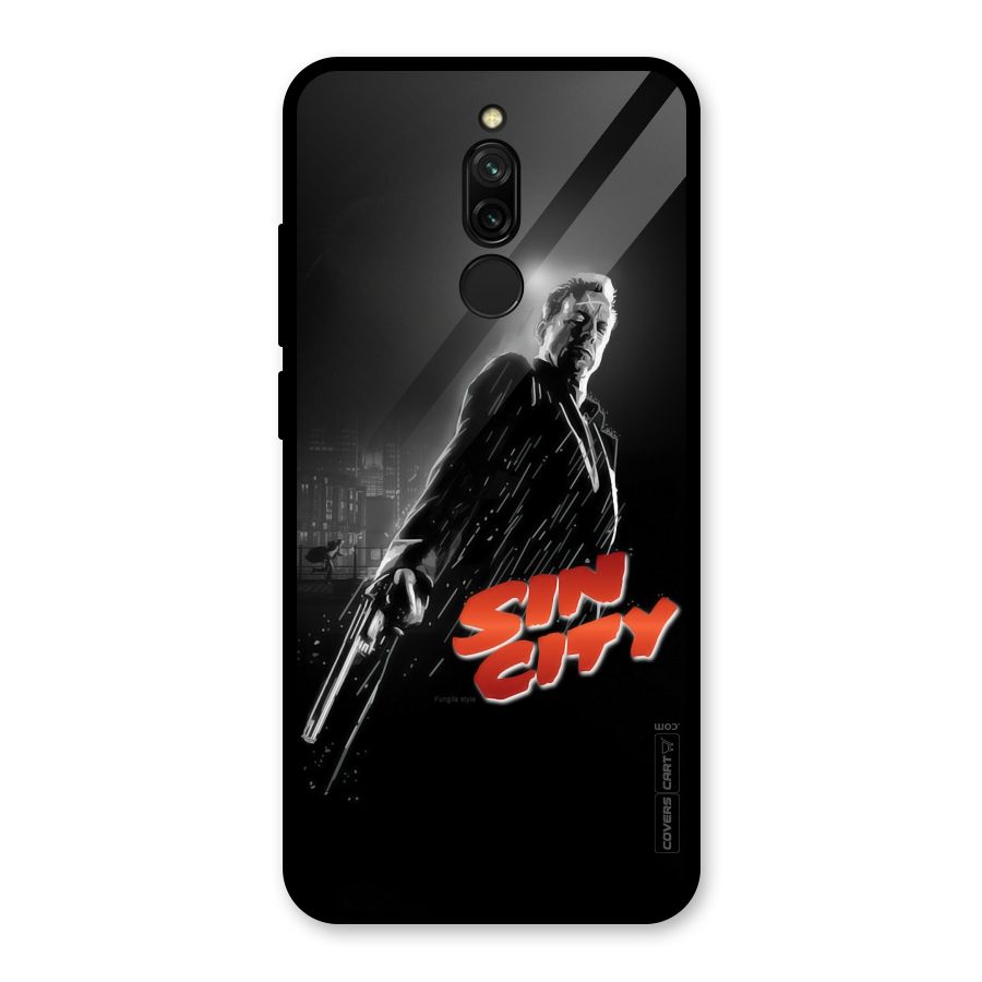 Sin City Glass Back Case for Redmi 8