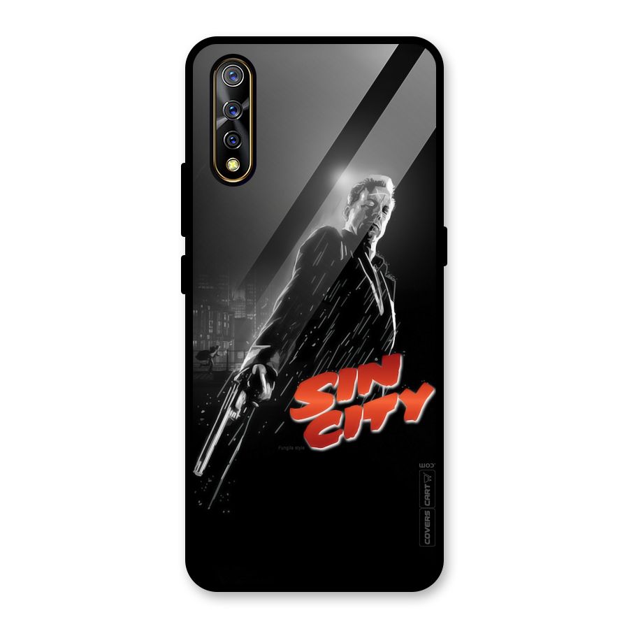 Sin City Glass Back Case for Vivo S1