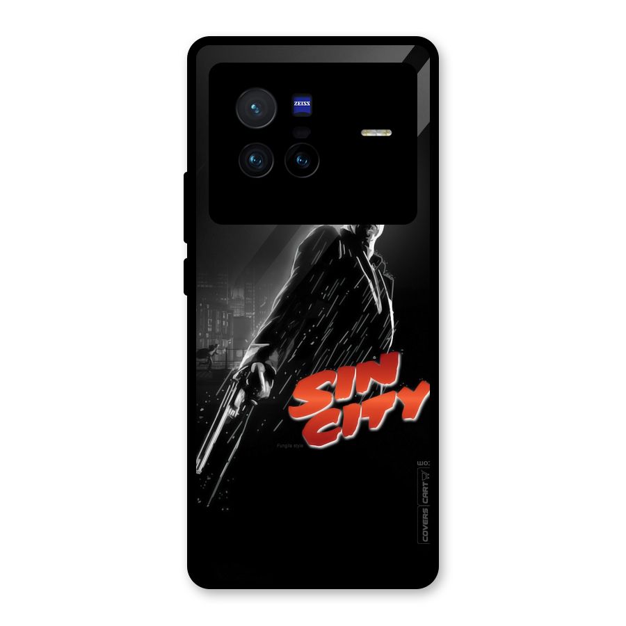 Sin City Glass Back Case for Vivo X80