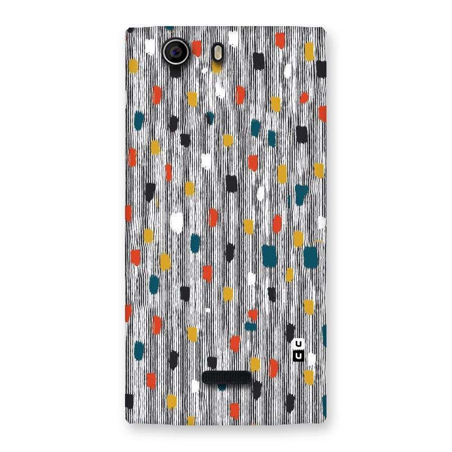 Single Paint Pattern Back Case for Canvas Nitro 2 E311