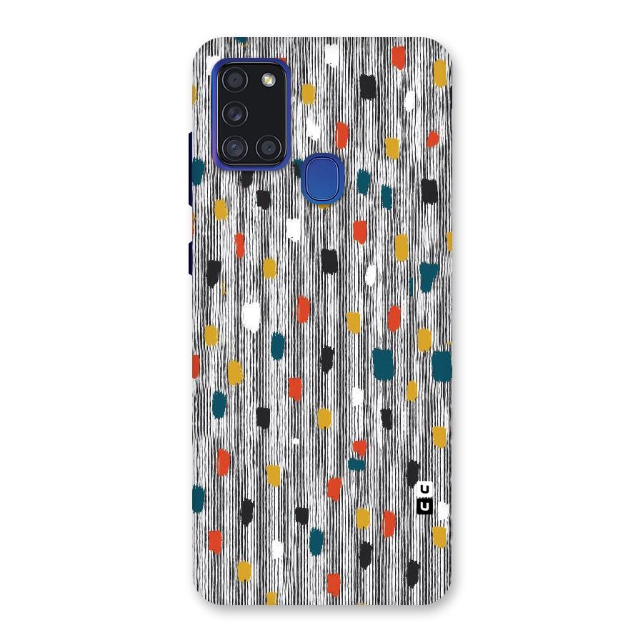 Single Paint Pattern Back Case for Galaxy A21s
