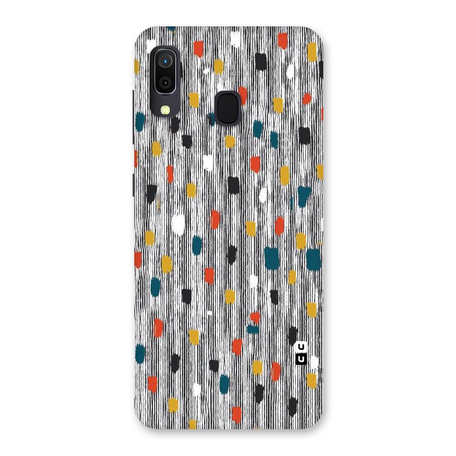 Single Paint Pattern Back Case for Galaxy A30