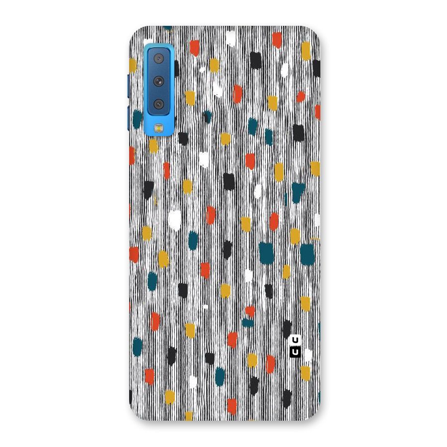 Single Paint Pattern Back Case for Galaxy A7 (2018)