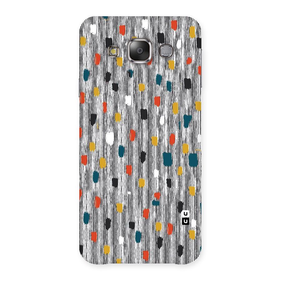 Single Paint Pattern Back Case for Galaxy E7