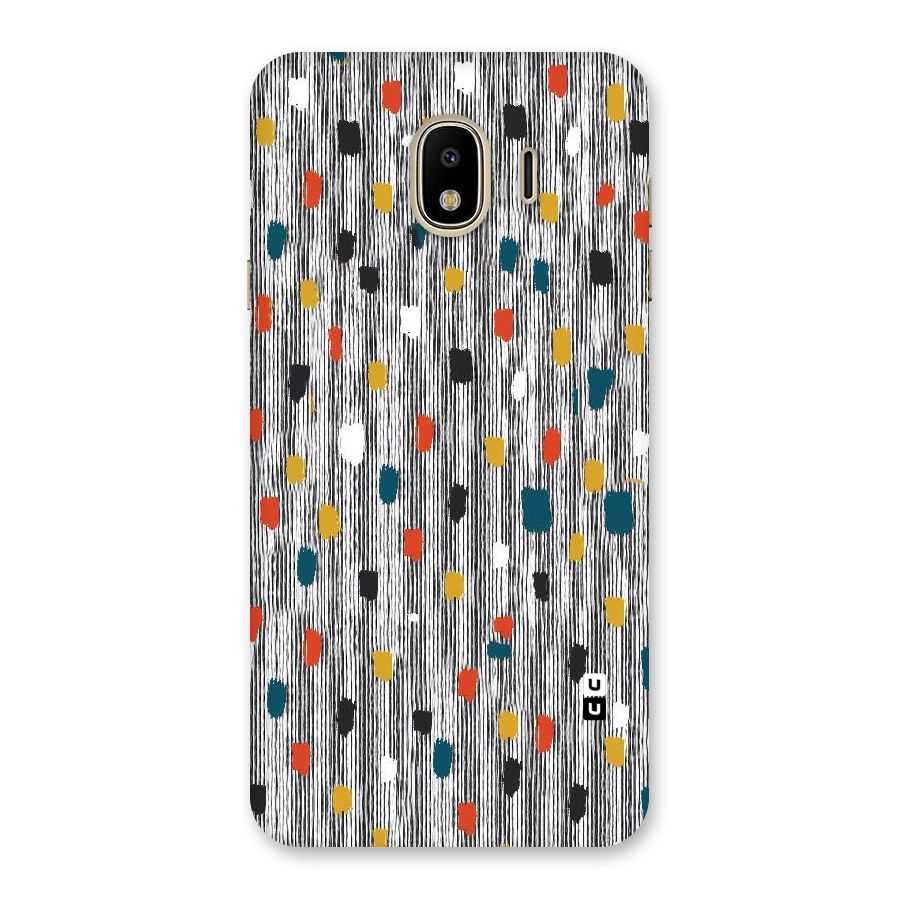 Single Paint Pattern Back Case for Galaxy J4