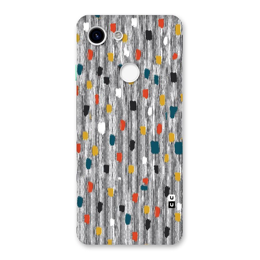 Single Paint Pattern Back Case for Google Pixel 3
