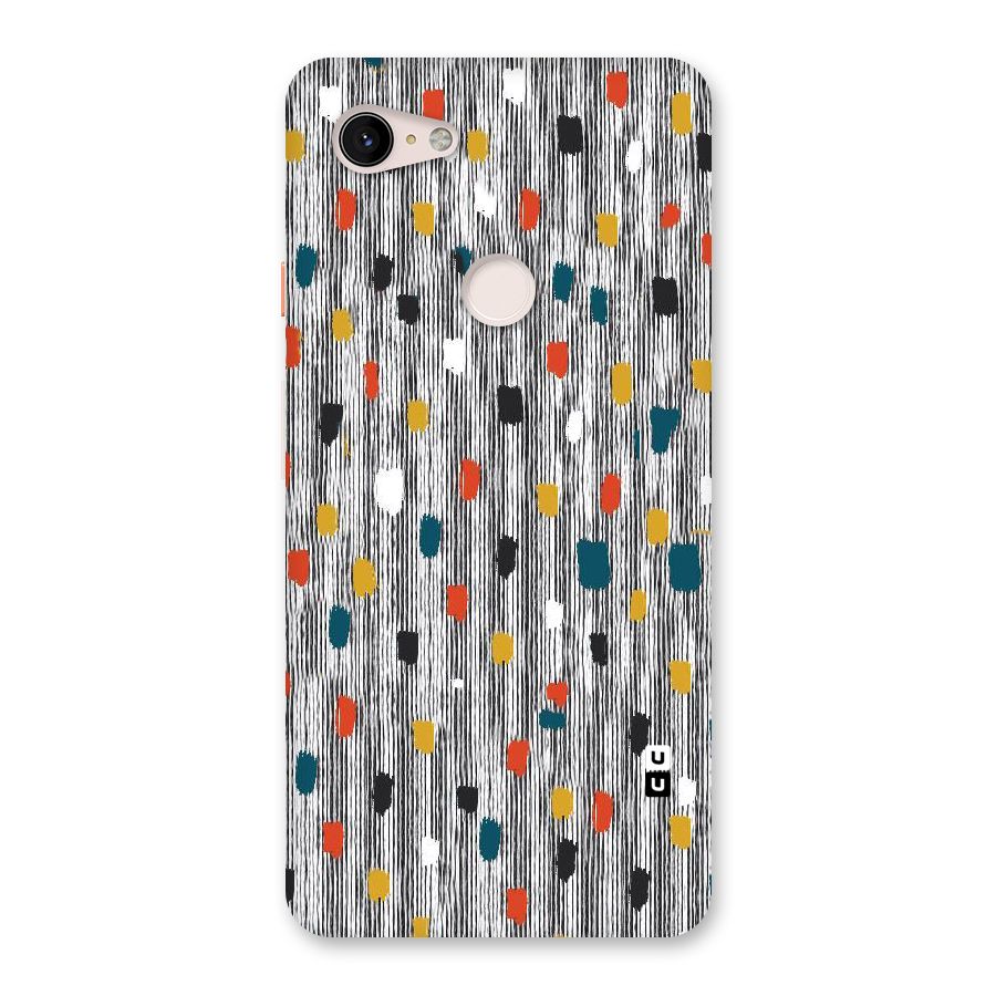 Single Paint Pattern Back Case for Google Pixel 3 XL