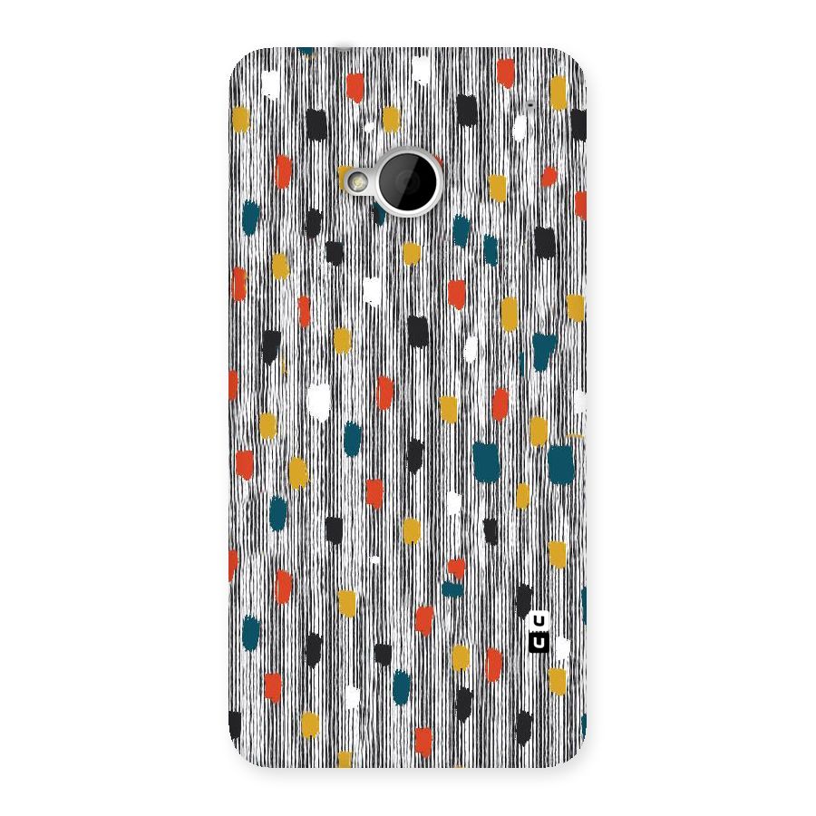 Single Paint Pattern Back Case for HTC One M7