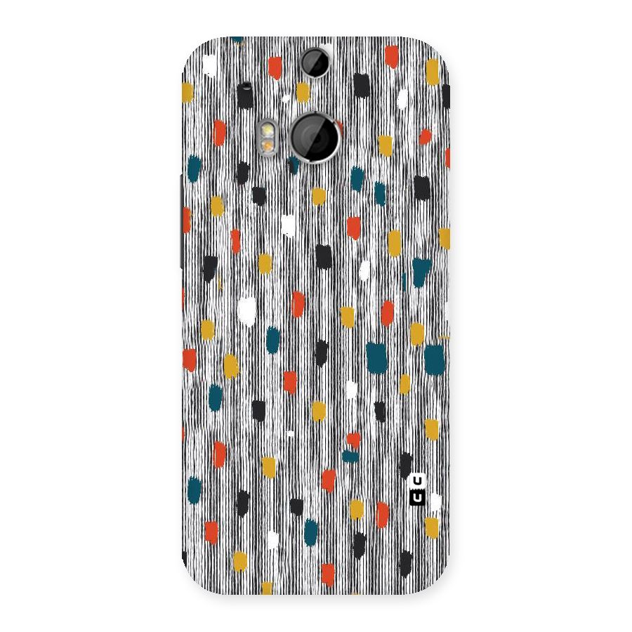 Single Paint Pattern Back Case for HTC One M8
