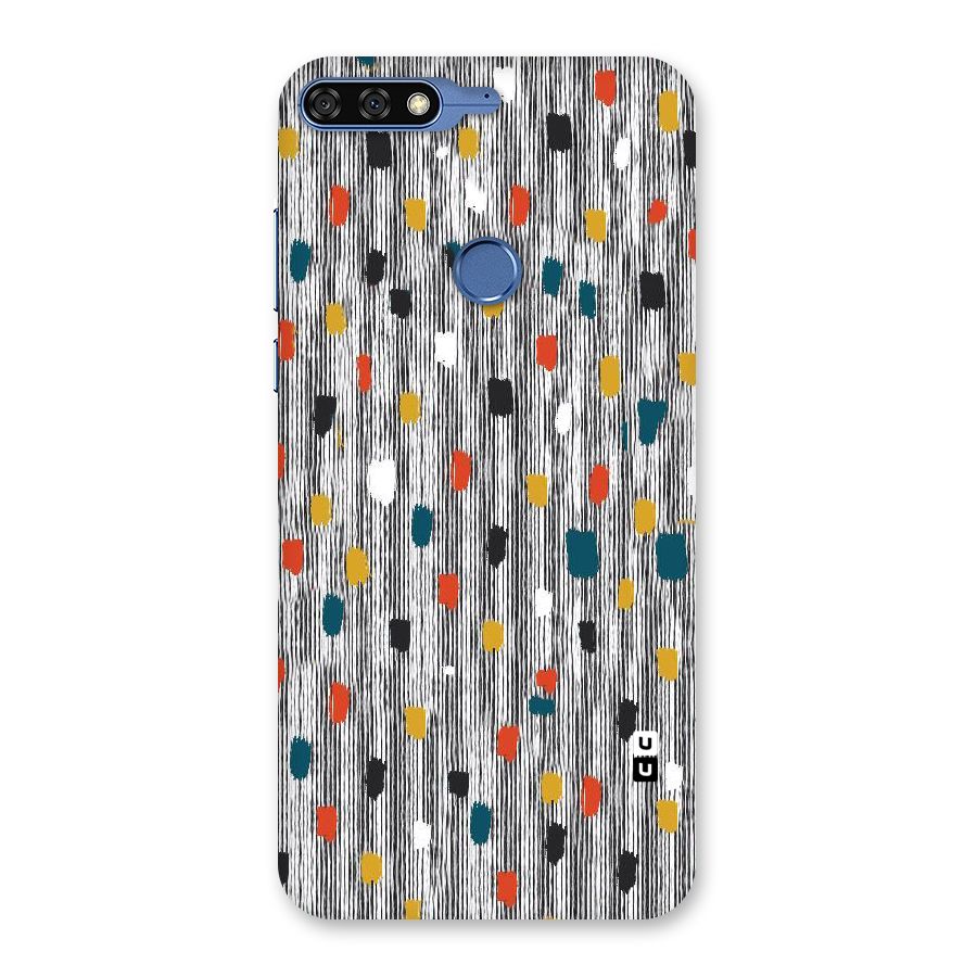 Single Paint Pattern Back Case for Honor 7C
