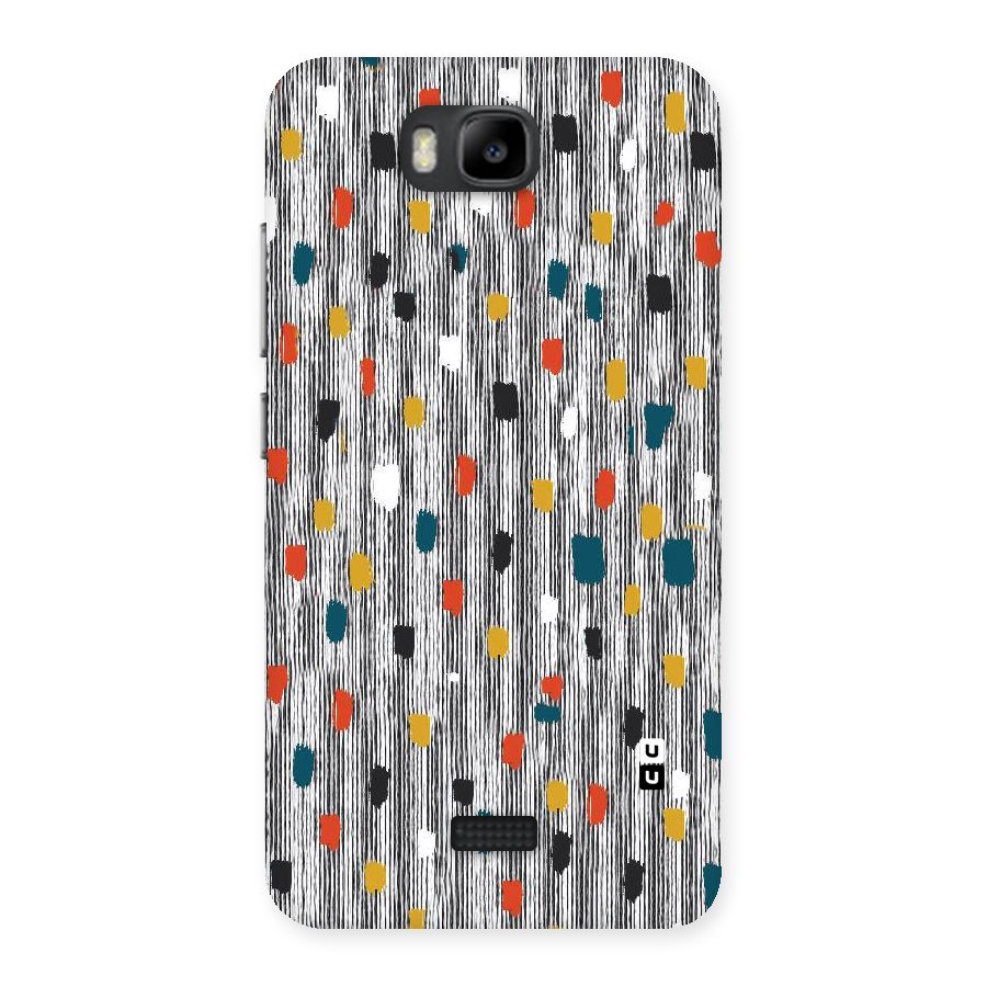 Single Paint Pattern Back Case for Honor Bee