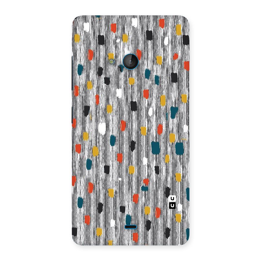 Single Paint Pattern Back Case for Lumia 540