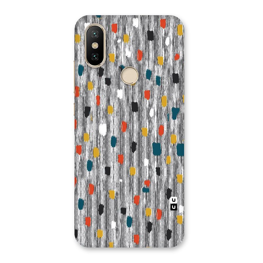Single Paint Pattern Back Case for Mi A2