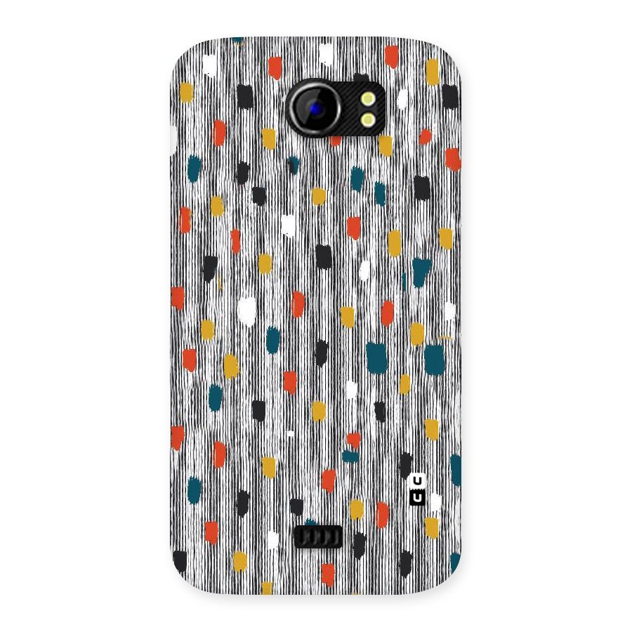 Single Paint Pattern Back Case for Micromax Canvas 2 A110