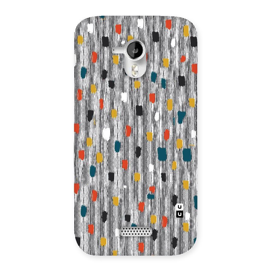 Single Paint Pattern Back Case for Micromax Canvas HD A116