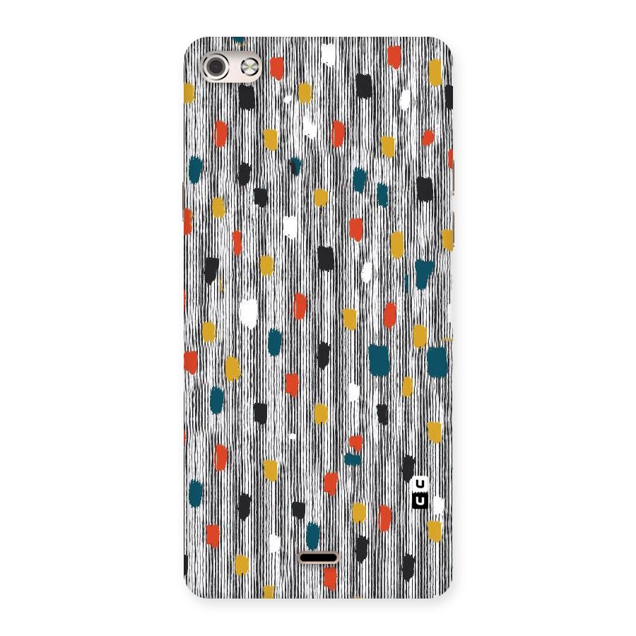 Single Paint Pattern Back Case for Micromax Canvas Silver 5