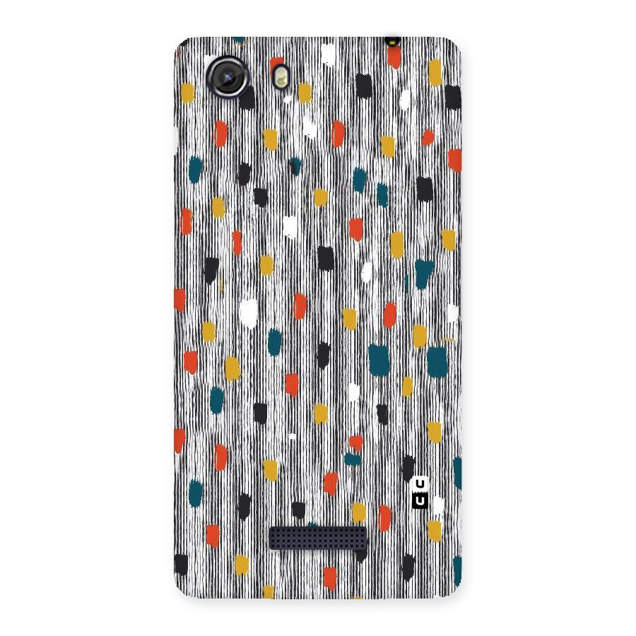 Single Paint Pattern Back Case for Micromax Unite 3