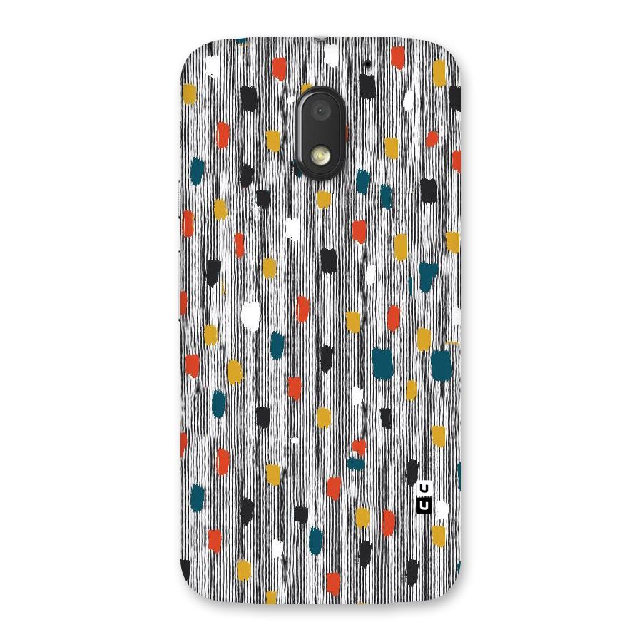 Single Paint Pattern Back Case for Moto E3 Power