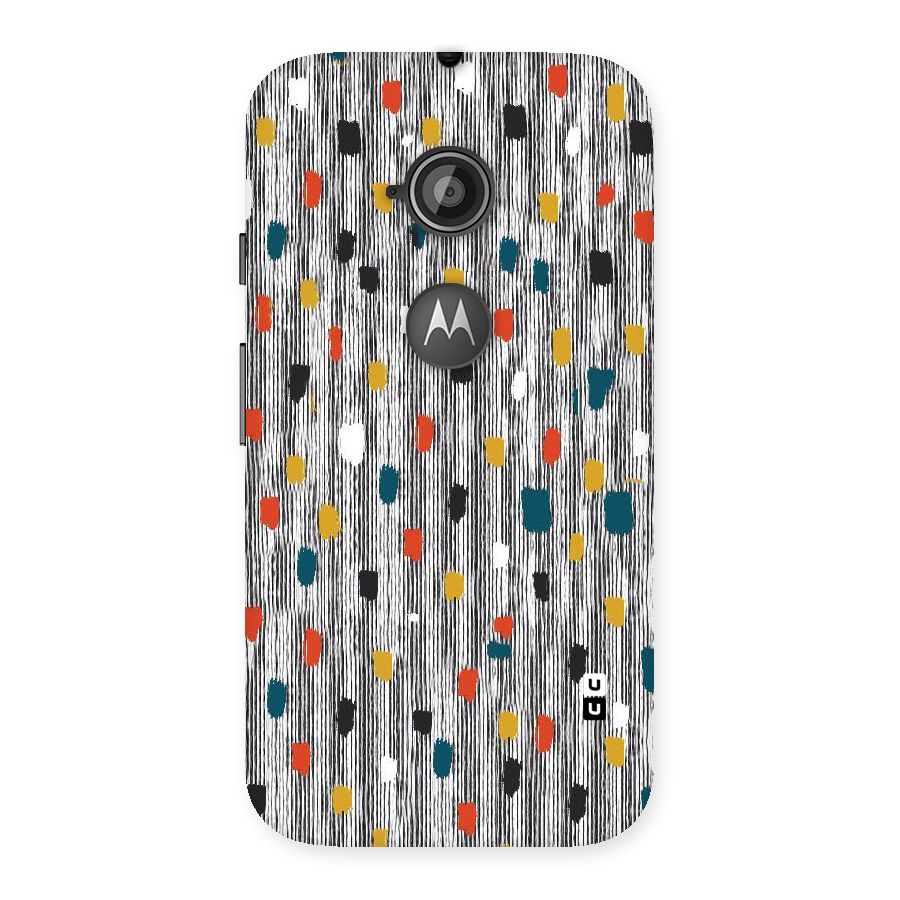 Single Paint Pattern Back Case for Moto E 2nd Gen