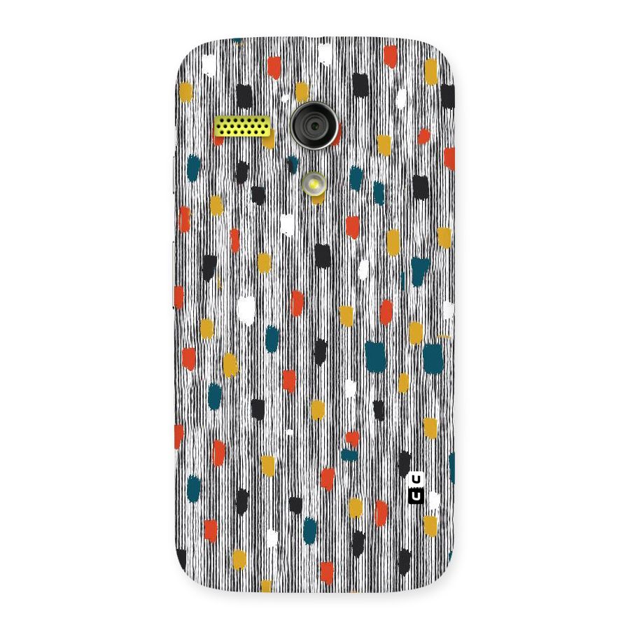 Single Paint Pattern Back Case for Moto G