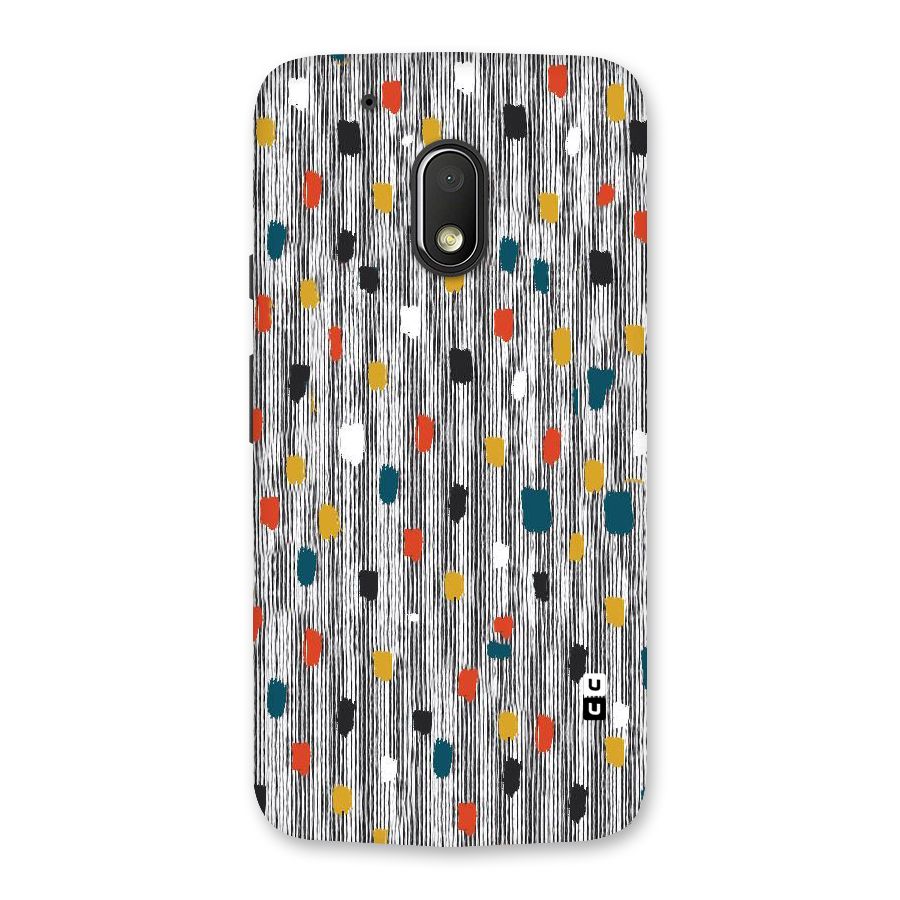 Single Paint Pattern Back Case for Moto G4 Play