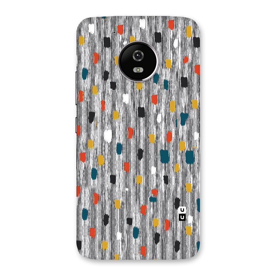 Single Paint Pattern Back Case for Moto G5