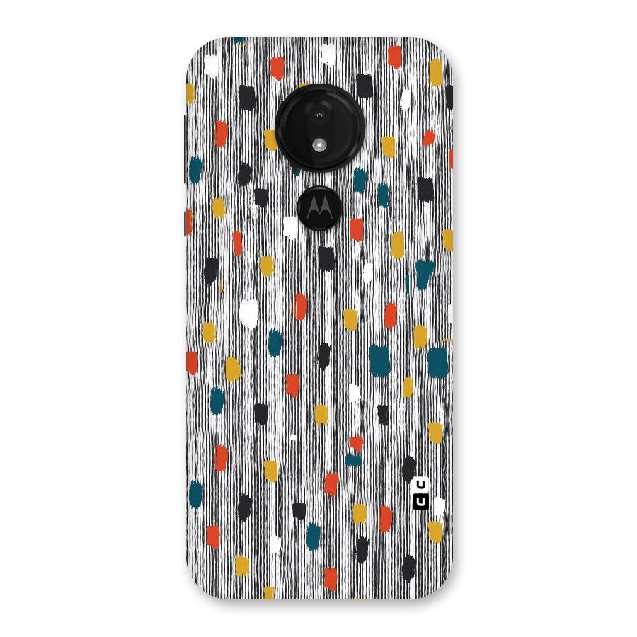 Single Paint Pattern Back Case for Moto G7 Power