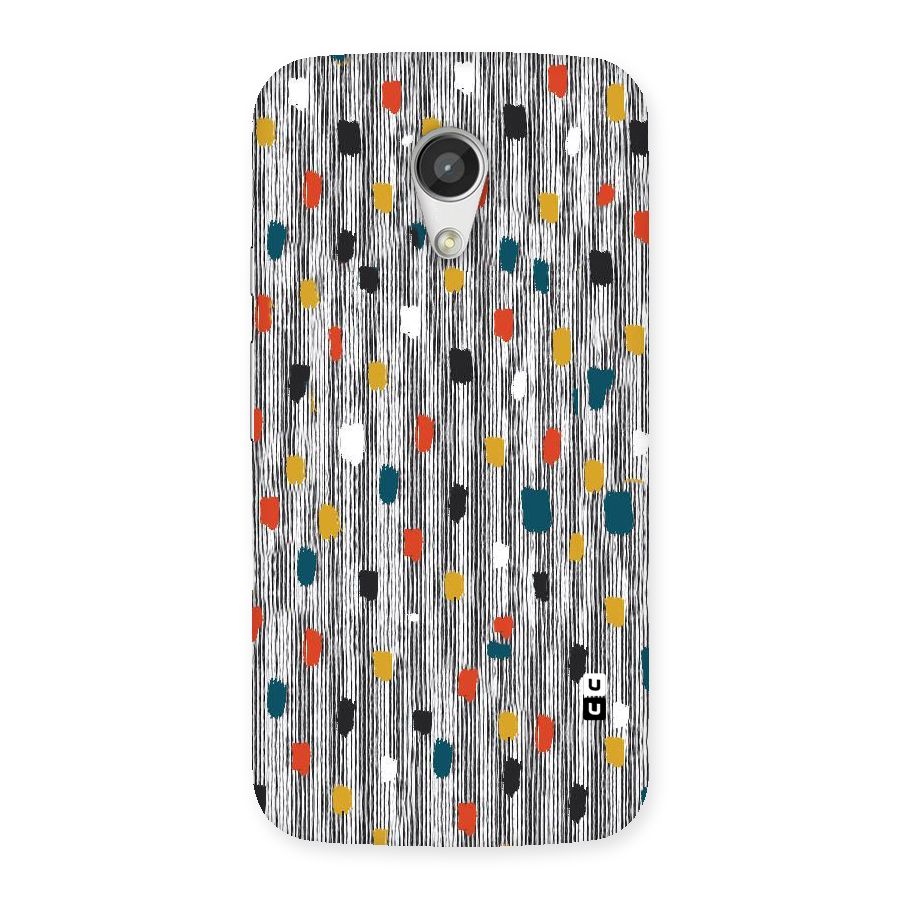 Single Paint Pattern Back Case for Moto G 2nd Gen