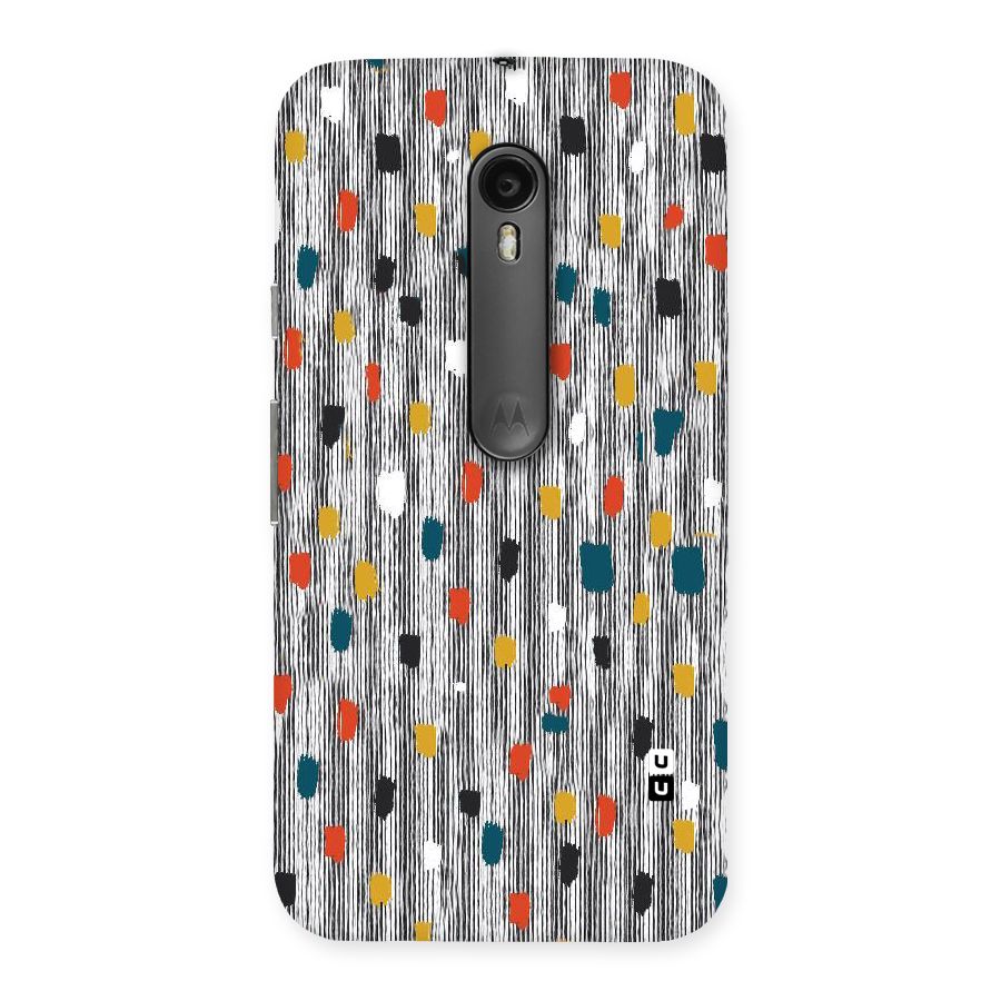 Single Paint Pattern Back Case for Moto G Turbo