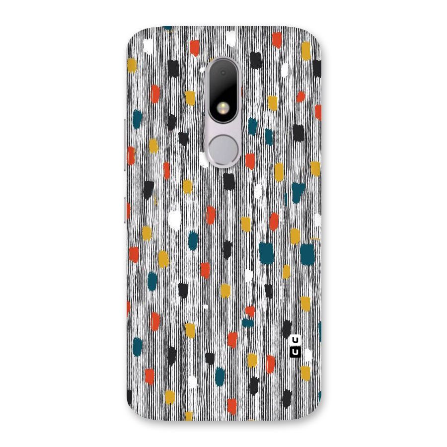 Single Paint Pattern Back Case for Moto M