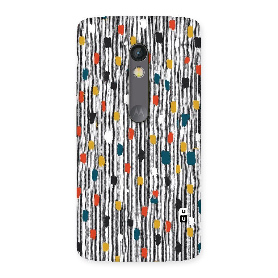 Single Paint Pattern Back Case for Moto X Play