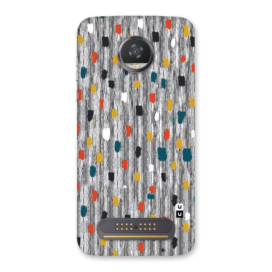 Single Paint Pattern Back Case for Moto Z2 Play