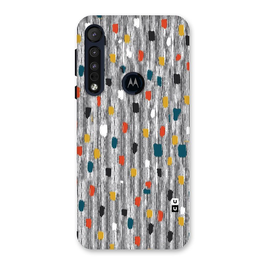 Single Paint Pattern Back Case for Motorola One Macro