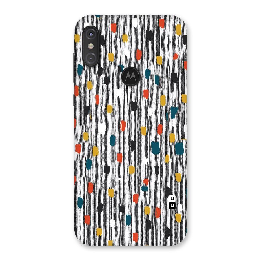Single Paint Pattern Back Case for Motorola One Power