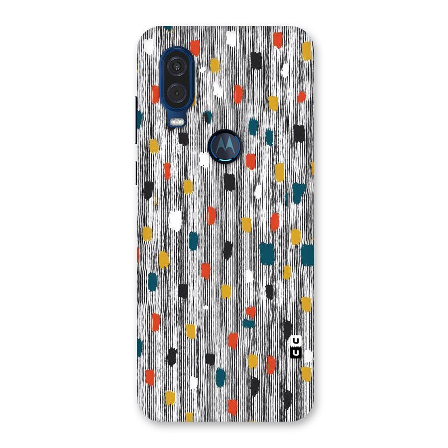 Single Paint Pattern Back Case for Motorola One Vision