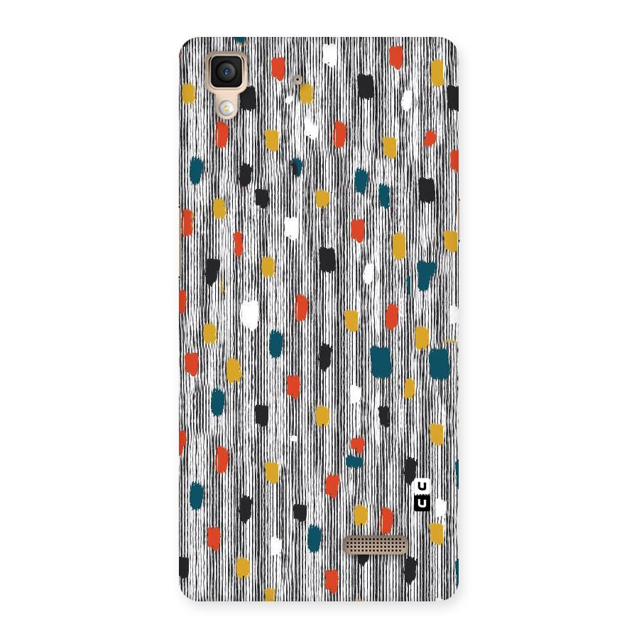 Single Paint Pattern Back Case for Oppo R7