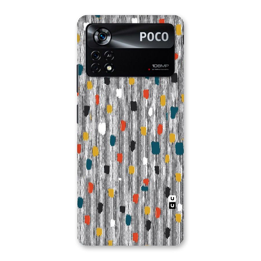 Single Paint Pattern Back Case for Poco X4 Pro 5G