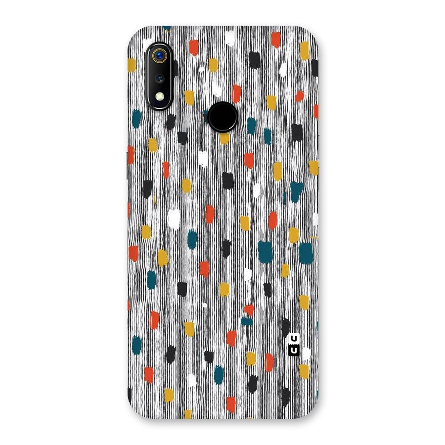 Single Paint Pattern Back Case for Realme 3